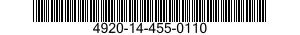 4920-14-455-0110 TEMPLATE,CONTROL RIGGING,AIRCRAFT 4920144550110 144550110