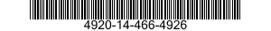 4920-14-466-4926 TEMPLATE,CONTROL RIGGING,AIRCRAFT 4920144664926 144664926
