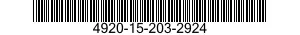 4920-15-203-2924 KIT PRESE RAPIDE 4920152032924 152032924