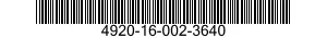 4920-16-002-3640 CASE,TOOL KIT,AIRCRAFT MAINTENANCE 4920160023640 160023640