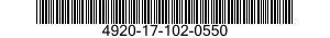 4920-17-102-0550 FIXTURE,MACHINE 4920171020550 171020550
