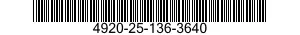 4920-25-136-3640 TEST PROGRAM SET 4920251363640 251363640