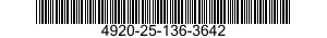 4920-25-136-3642 TEST PROGRAM SET 4920251363642 251363642