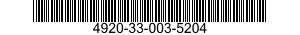 4920-33-003-5204 FIXTURE ASSEMBLY,TEST,INTERFACE DEVICE 4920330035204 330035204