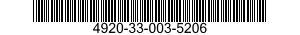 4920-33-003-5206 FIXTURE ASSEMBLY,TEST,INTERFACE DEVICE 4920330035206 330035206