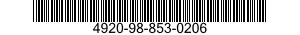4920-98-853-0206 VALVE,DIAPHRAGM,STOP 4920988530206 988530206