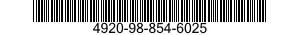 4920-98-854-6025  4920988546025 988546025