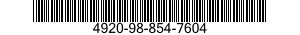 4920-98-854-7604 JIG,AILERON ASSEMBL 4920988547604 988547604