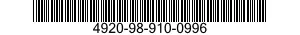 4920-98-910-0996  4920989100996 989100996