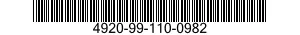 4920-99-110-0982  4920991100982 991100982