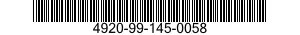 4920-99-145-0058  4920991450058 991450058