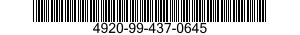 4920-99-437-0645  4920994370645 994370645