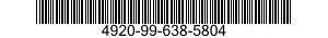 4920-99-638-5804  4920996385804 996385804