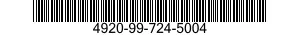 4920-99-724-5004  4920997245004 997245004