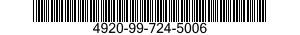 4920-99-724-5006  4920997245006 997245006