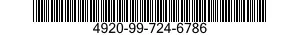 4920-99-724-6786  4920997246786 997246786