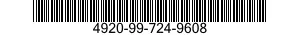 4920-99-724-9608  4920997249608 997249608