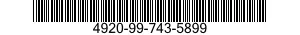 4920-99-743-5899  4920997435899 997435899