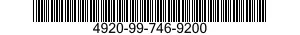 4920-99-746-9200  4920997469200 997469200