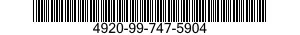 4920-99-747-5904 FIXTURE ASSEMBLY 4920997475904 997475904