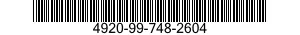 4920-99-748-2604  4920997482604 997482604