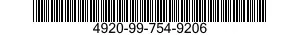 4920-99-754-9206  4920997549206 997549206