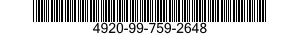 4920-99-759-2648  4920997592648 997592648