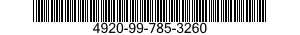 4920-99-785-3260  4920997853260 997853260