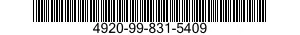 4920-99-831-5409 CABLE ASSEMBLY 4920998315409 998315409