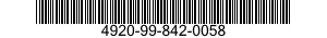 4920-99-842-0058  4920998420058 998420058