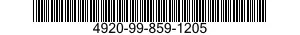 4920-99-859-1205 CABLE ASSEMBLY,SPECIAL PURPOSE,ELECTRICAL,BRANCHED 4920998591205 998591205