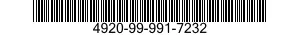 4920-99-991-7232  4920999917232 999917232