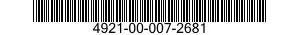 4921-00-007-2681  4921000072681 000072681