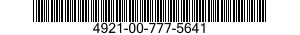 4921-00-777-5641  4921007775641 007775641