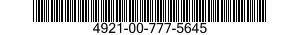 4921-00-777-5645 CYLINDER 4921007775645 007775645