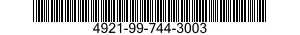 4921-99-744-3003  4921997443003 997443003