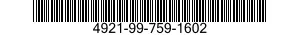 4921-99-759-1602  4921997591602 997591602
