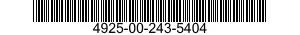 4925-00-243-5404  4925002435404 002435404