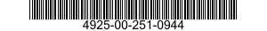 4925-00-251-0944  4925002510944 002510944