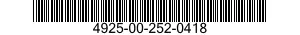 4925-00-252-0418  4925002520418 002520418