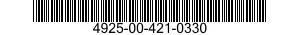 4925-00-421-0330  4925004210330 004210330