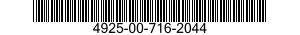 4925-00-716-2044  4925007162044 007162044