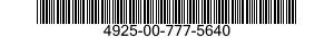 4925-00-777-5640  4925007775640 007775640