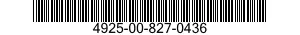 4925-00-827-0436  4925008270436 008270436
