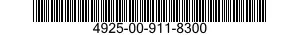 4925-00-911-8300  4925009118300 009118300