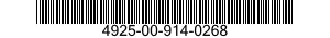 4925-00-914-0268  4925009140268 009140268