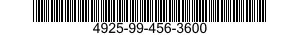 4925-99-456-3600  4925994563600 994563600