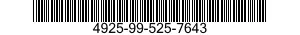 4925-99-525-7643  4925995257643 995257643