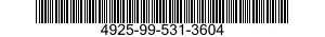 4925-99-531-3604  4925995313604 995313604