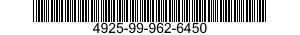 4925-99-962-6450  4925999626450 999626450